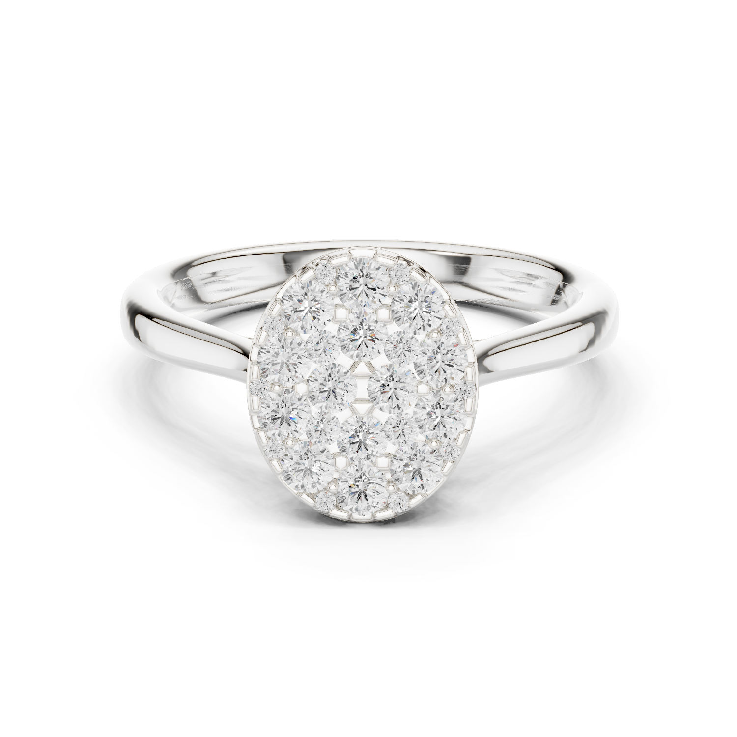 Gold Ring DDLR-782, White Gold