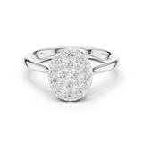 Gold Ring DDLR-782, White Gold