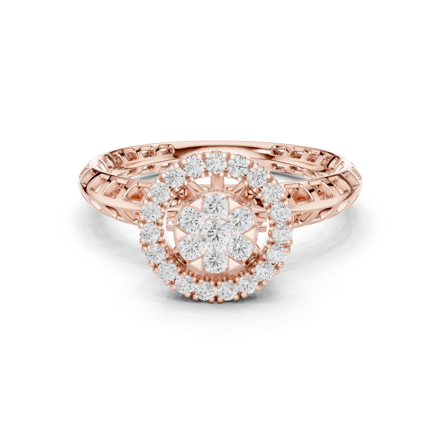 Gold Ring DDLR-754, Rose Gold