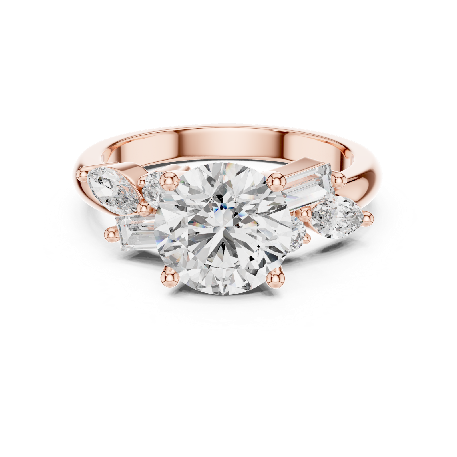 Gold Ring DDLR-055, Rose Gold