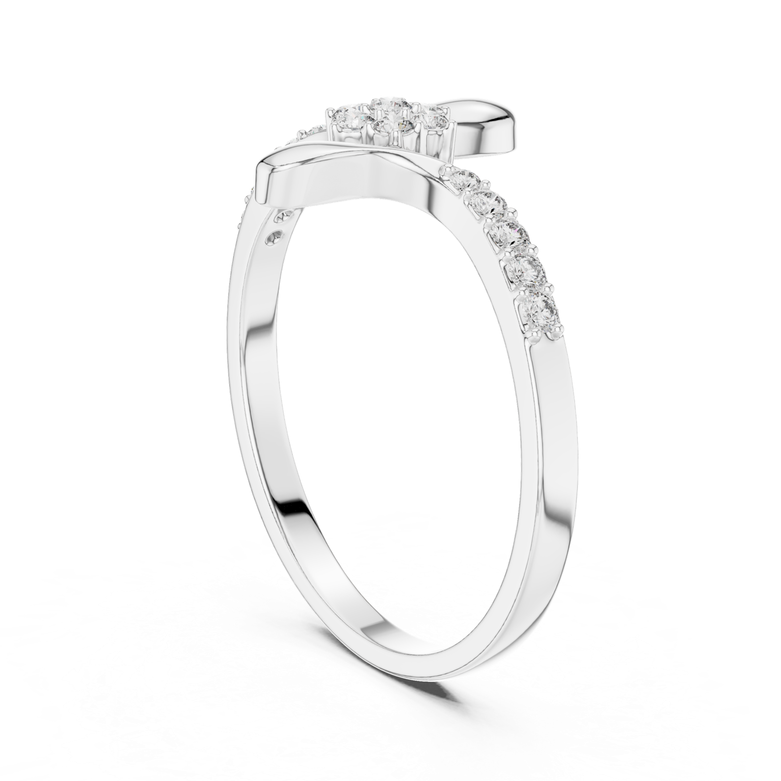 Gold Ring 1 (181), White Gold