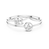 Gold Ring 1 (155), White Gold, view 4