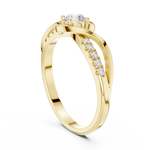 Gold Ring DDLR-836, Yellow Gold, view 1