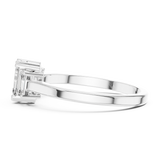 Gold Ring ALR-53, White Gold, view 3