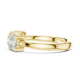 Gold Ring DDLR-612, Yellow Gold, view 3