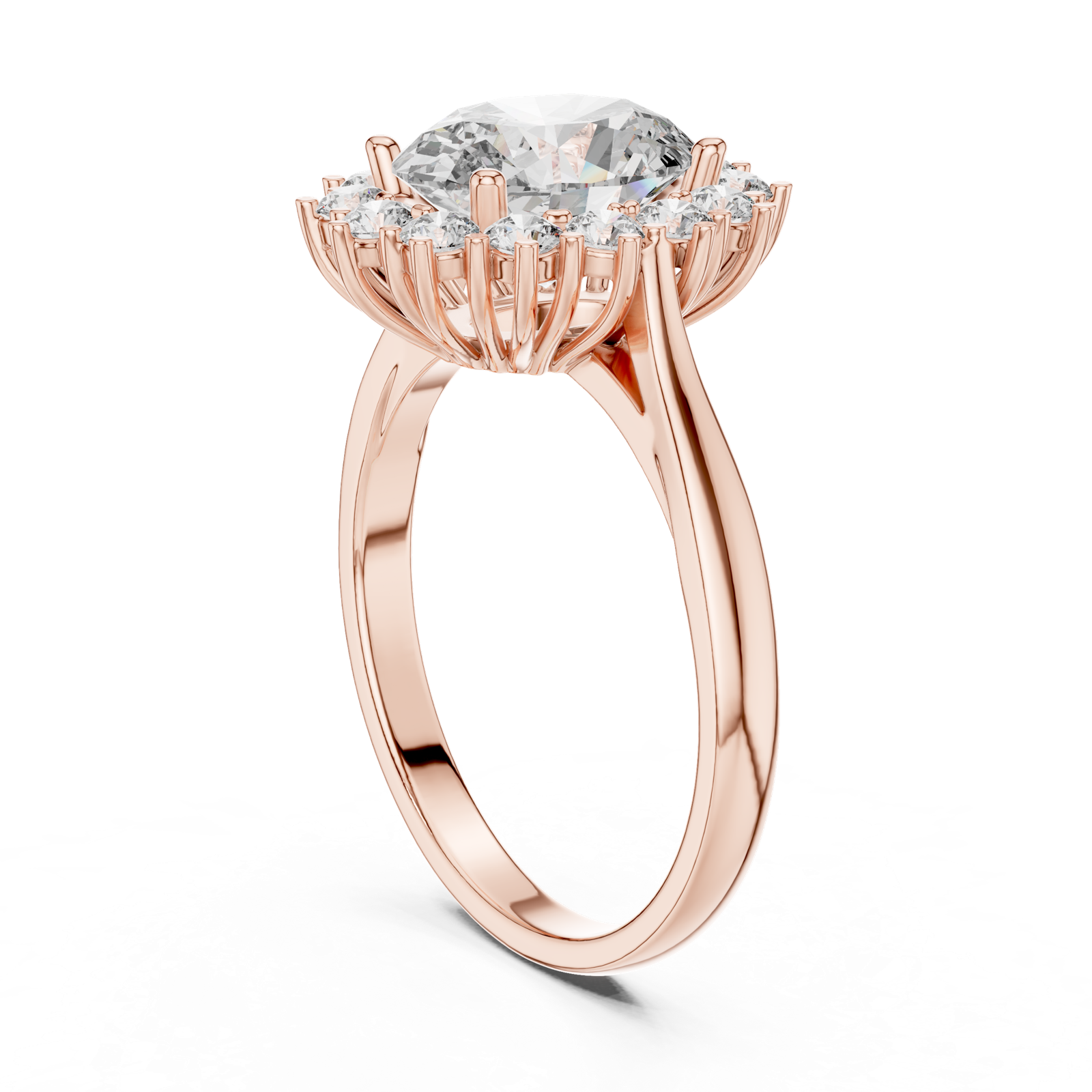 Gold Ring L03-1216, Rose Gold
