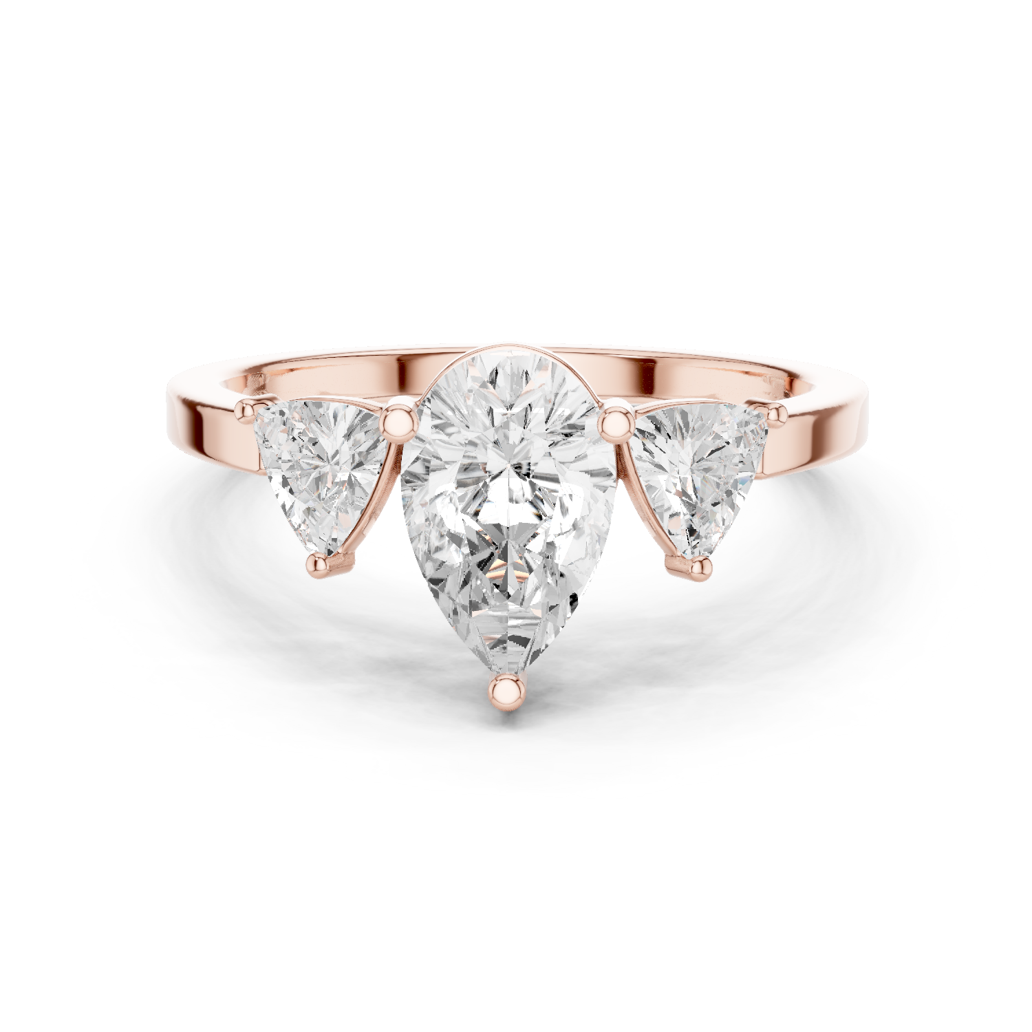 Gold Ring DDLR-1093, Rose Gold