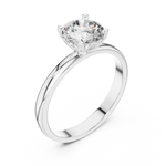 Gold Ring LR-0010, White Gold, view 2