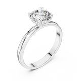 Gold Ring LR-0010, White Gold, view 2