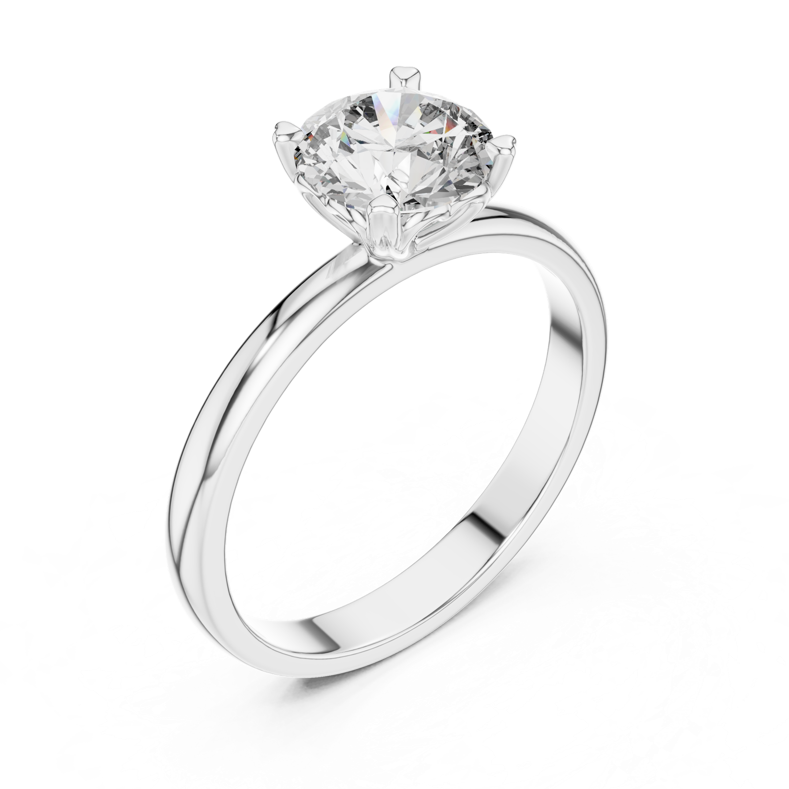 Gold Ring LR-0010, White Gold, view 2