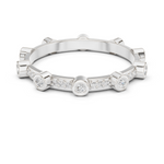 Gold Ring DDLR-708, White Gold