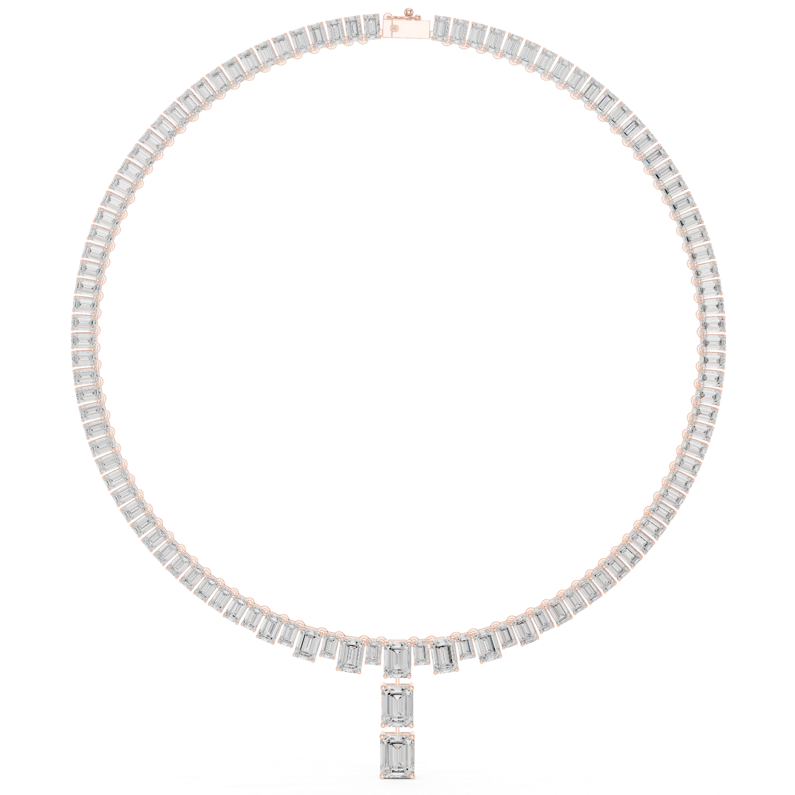 Gold Necklace SBWN (9), Rose Gold, view 4