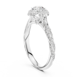 Gold Ring LR-0260, White Gold