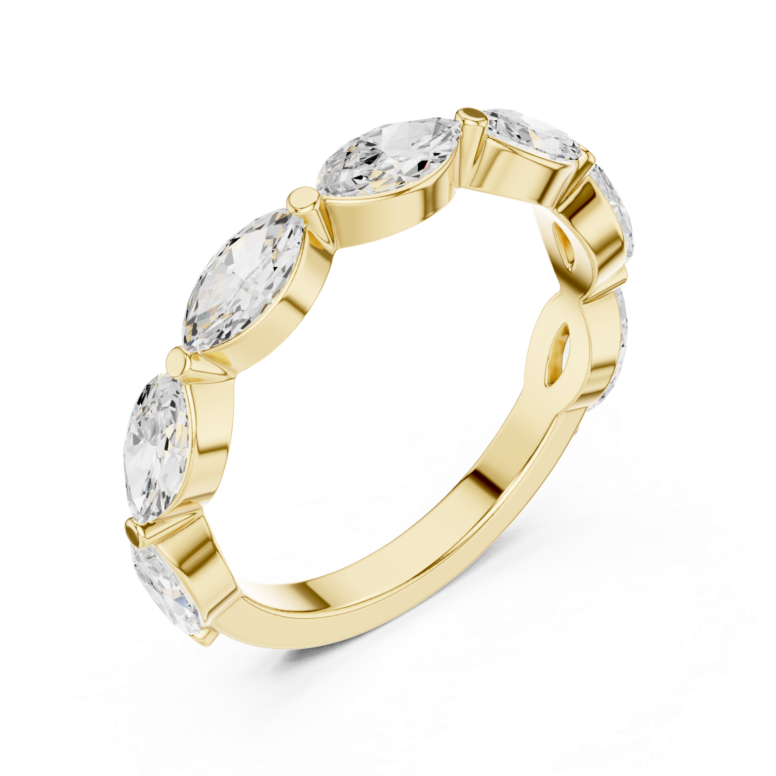 Gold Ring DDLR-379, Yellow Gold, view 2