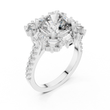 Gold Ring DDLR-179, White Gold, view 2