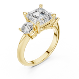Gold Ring DDLR-899, Yellow Gold, view 2