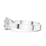 Gold Ring LR-0001, White Gold, view 3