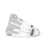 Gold Ring 19-120020L, White Gold, view 3