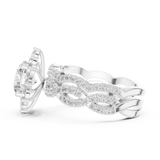 Gold Pendant 9-10018L_34, White Gold, view 3