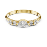 Gold Ring HLR-104, Yellow Gold, view 4