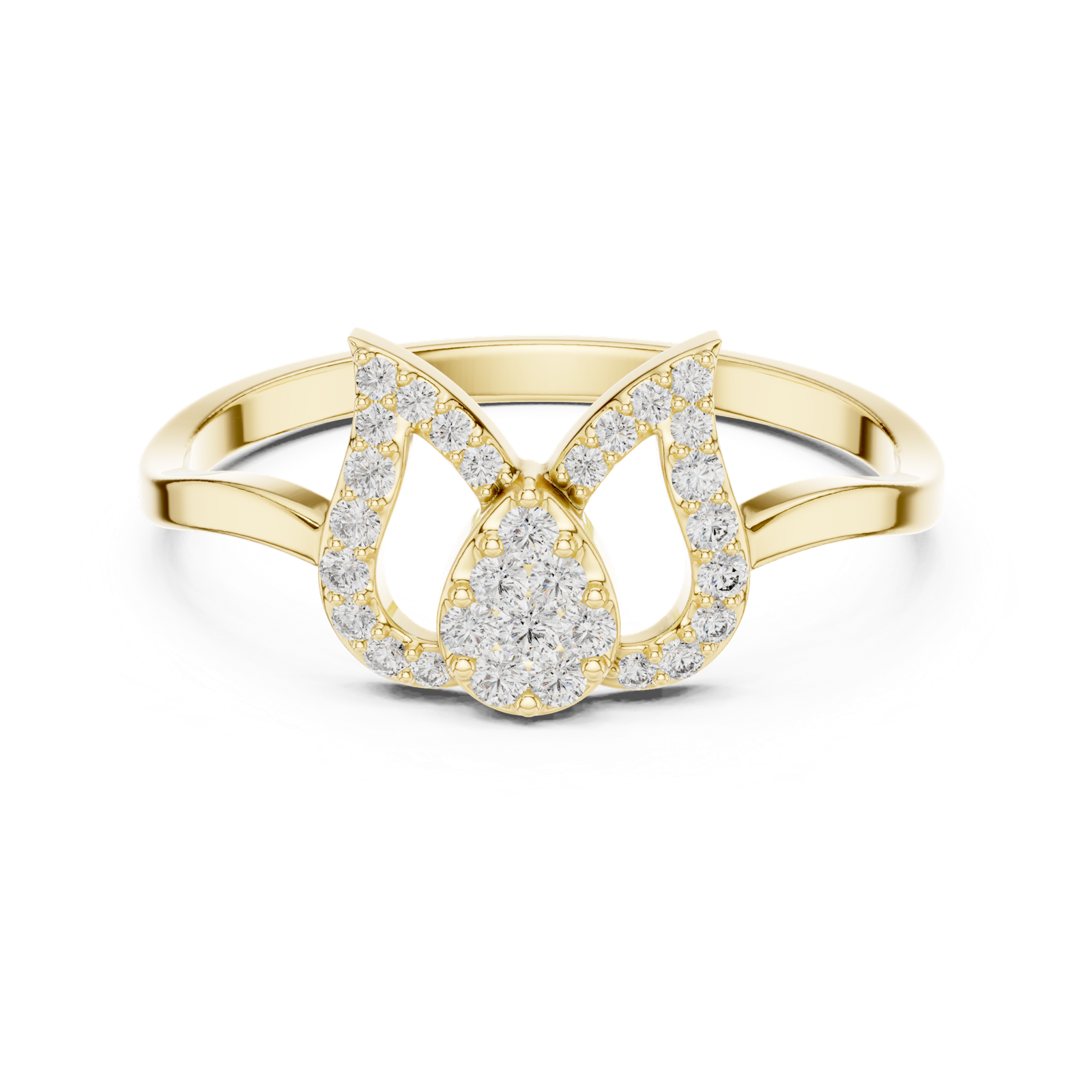 Gold Ring 1 (169), Yellow Gold, view 4
