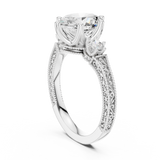 Gold Ring DDLR-282, White Gold, view 1
