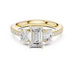 Gold Ring DDLR-706, Yellow Gold, view 4