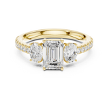 Gold Ring DDLR-706, Yellow Gold, view 4
