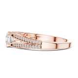 Gold Ring LR-0327, Rose Gold, view 3