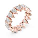 Gold Ring DDLR-620, Rose Gold, view 2