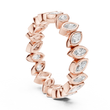 Gold Ring DDLR-311, Rose Gold, view 1