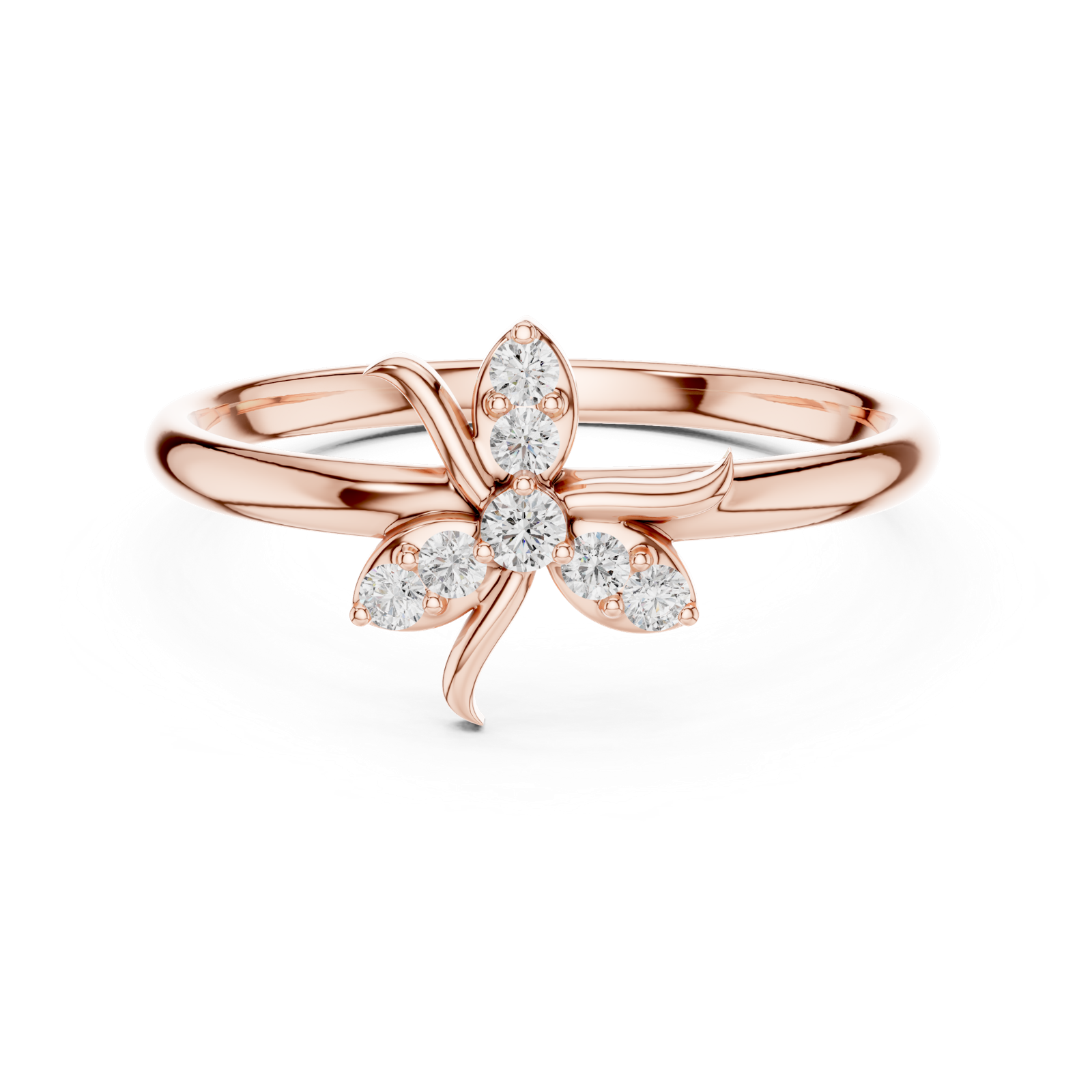 Gold Ring 1 (342), Rose Gold, view 4