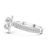 Gold Ring DDLR-006, White Gold, view 3