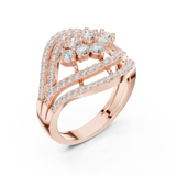 Gold Ring DDLR-763, Rose Gold, view 2