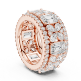 Gold Ring DDLR-305, Rose Gold, view 1