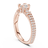 Gold Ring LR-0296, Rose Gold