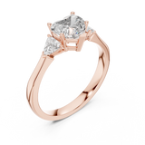 Gold Ring 00001L (30), Rose Gold, view 2