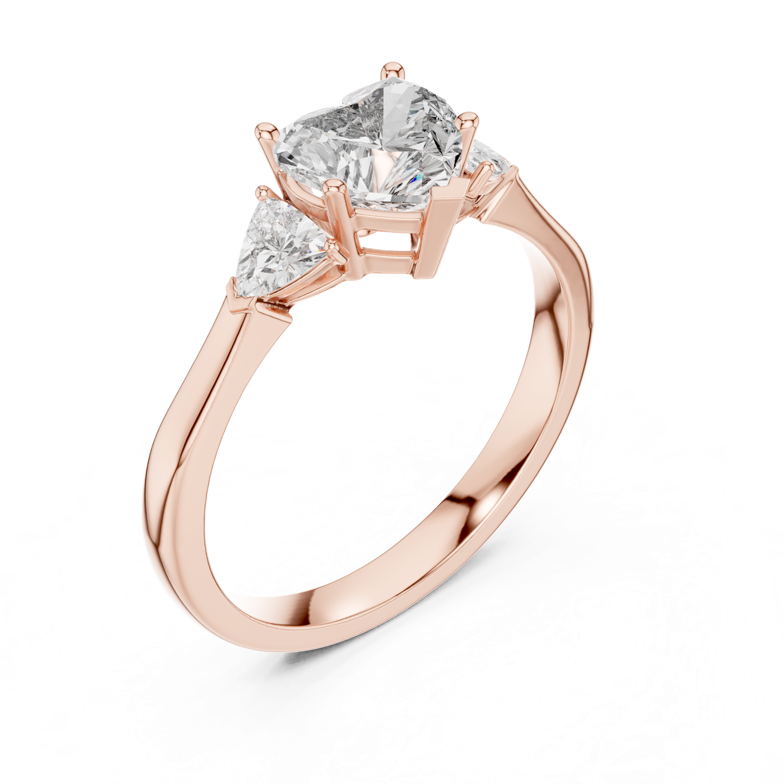 Gold Ring 00001L (30), Rose Gold, view 2
