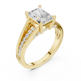 Gold Ring DDLR-998, Yellow Gold, view 2