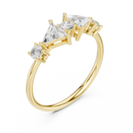 Gold Ring HLR-239, Yellow Gold, view 2