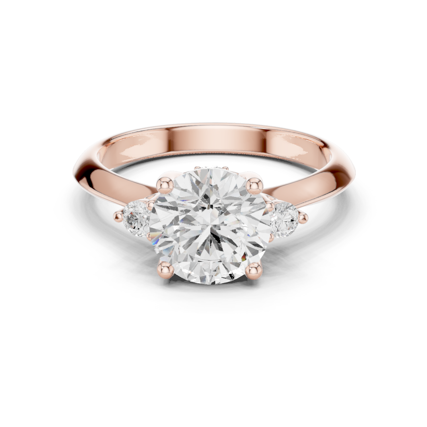 Gold Ring DDLR-278, Rose Gold