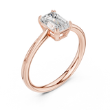 Gold Ring DDLR-802, Rose Gold, view 2