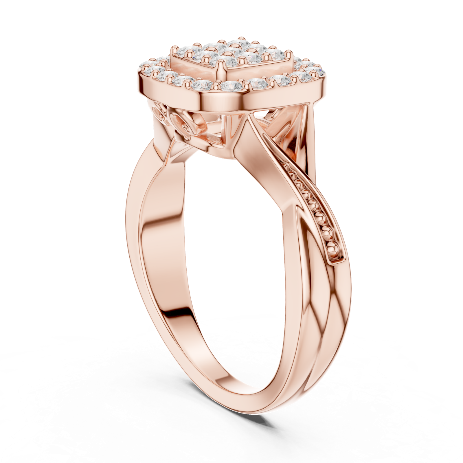 Gold Ring SBWR(13), Rose Gold