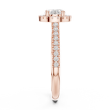 Gold Ring DDLR-347, Rose Gold, view 3