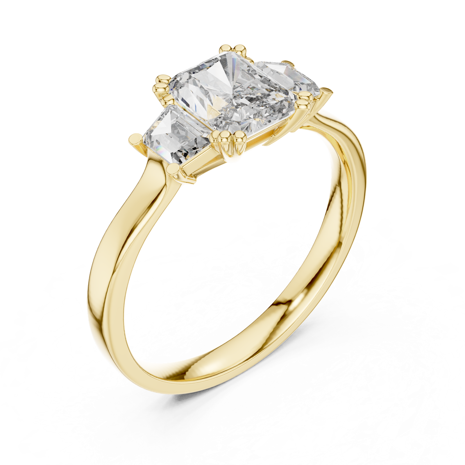 Gold Ring 00001L (18), Yellow Gold, view 2