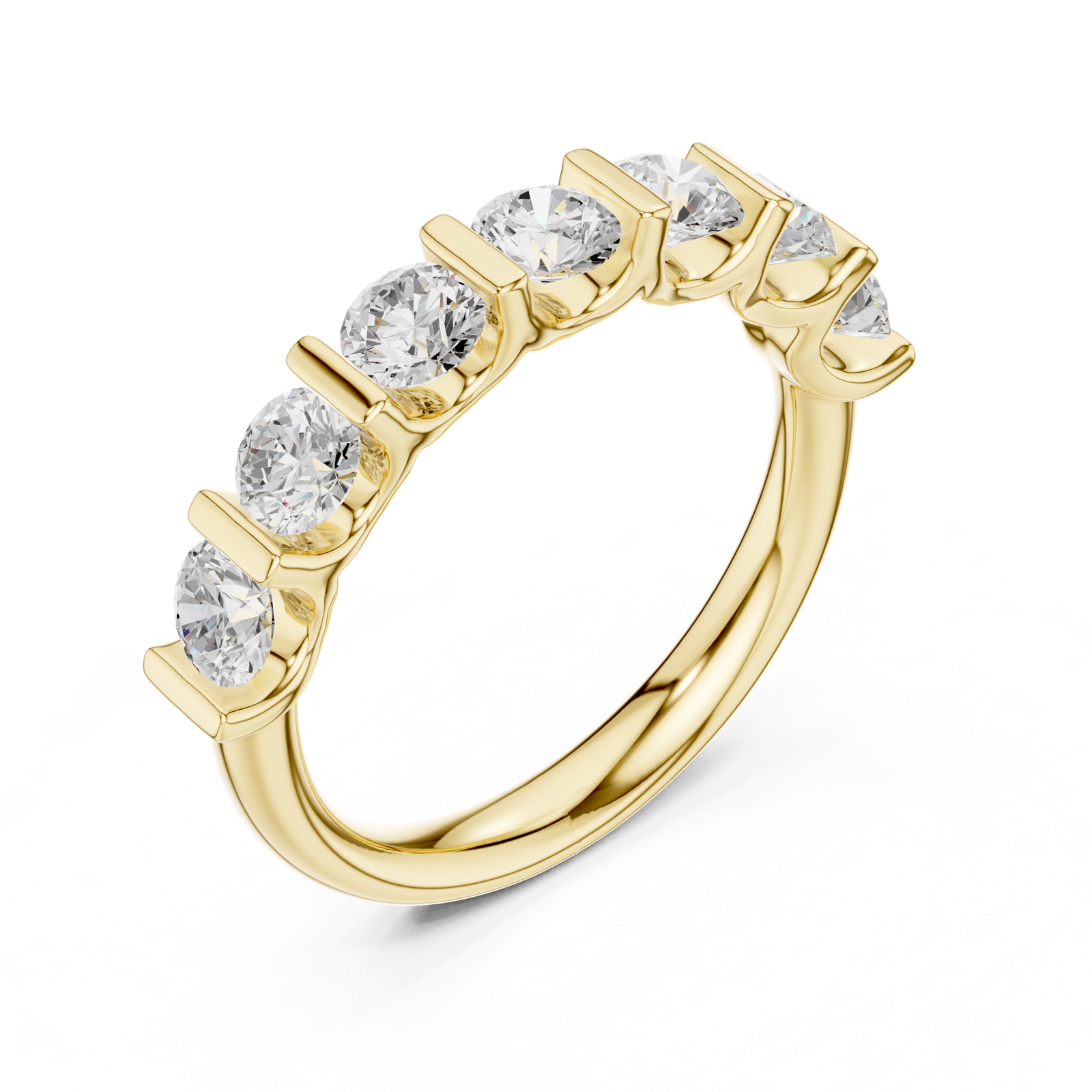Gold Ring DDLR-669, Yellow Gold, view 2