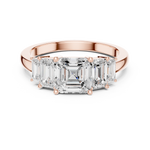 Gold Ring DDLR-1111, Rose Gold, view 4