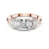Gold Ring DDLR-1111, Rose Gold, view 4