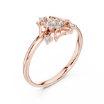 Gold Ring Ledis Ring, Rose Gold, view 2