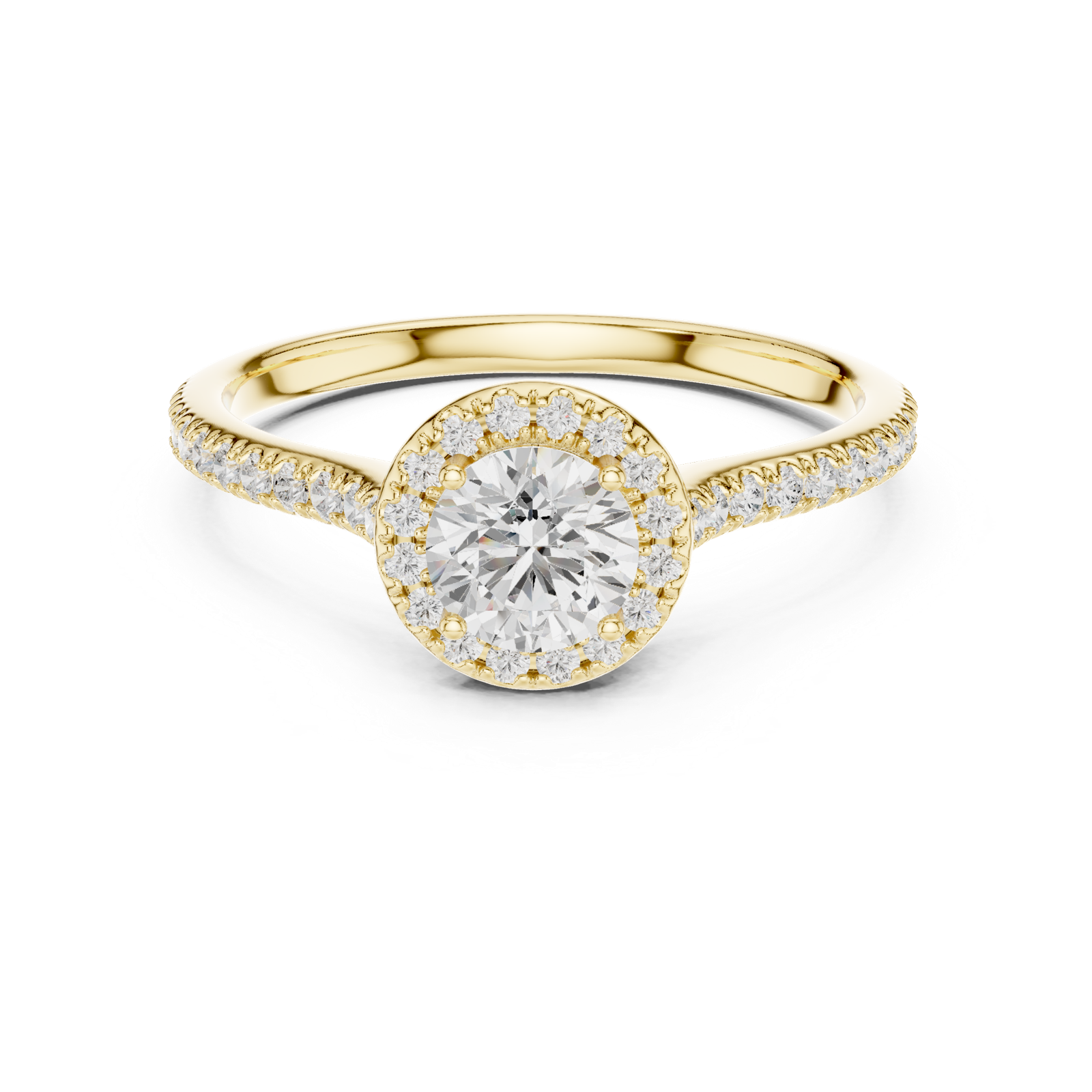 Gold Ring LR-0242, Yellow Gold, view 4